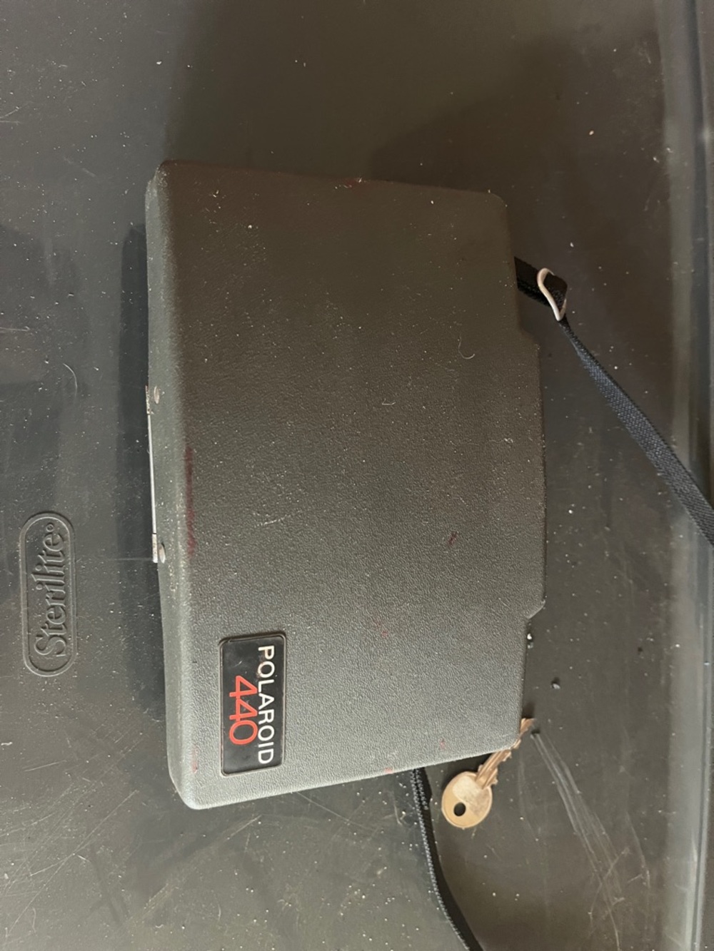Polaroid 440 Black Hard Camera Case